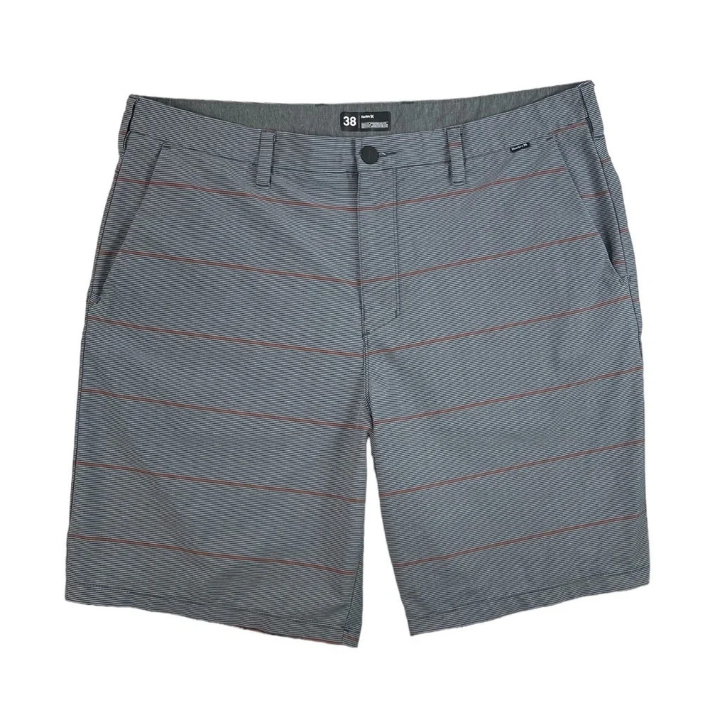 Sh235 Mens Hurley Surfing Brand Striped Phantom Hybrid Shorts 38